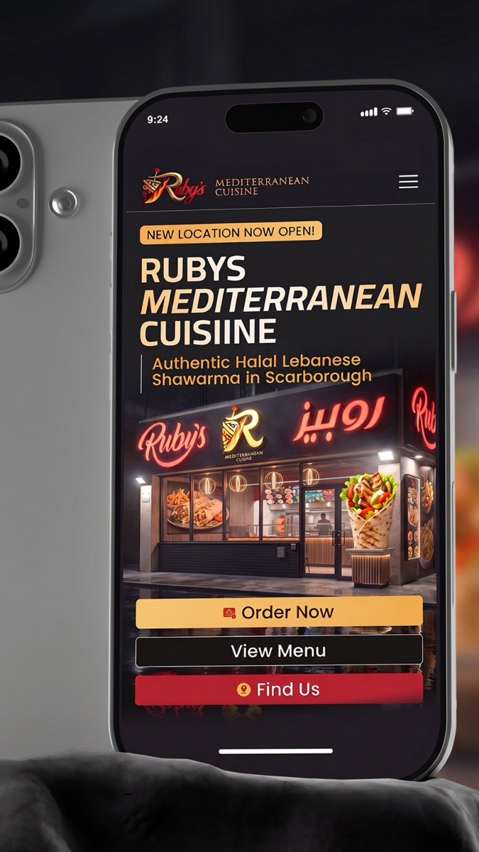 Renorama showroom and e-catalog page on mobile